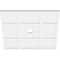 Ekena Millwork Rubik Architectural Grade PVC Ceiling Medallion, 30"OD x 3"ID x 10 1/2"C x 1"P, One-Piece CMP30RK-03000 - alternate 2